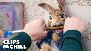 Peter vs. Thomas Studio Fight Scene! | Peter Rabbit | Clips & Chill