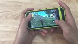 Test Free Fire Kyocera G03 - điện thoại chống nước, chống va đập android 8