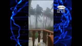 Tormenta tropical lisa toca tierra en Centroamérica