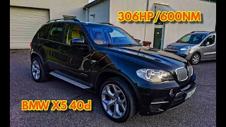 BMW X5 40d(306HP) | ACCELERATION, SOUNDS, FLYBYS, 0-60MP/H...