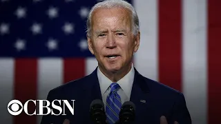 Joe Biden delivers remarks in Michigan following negative coronavirus test