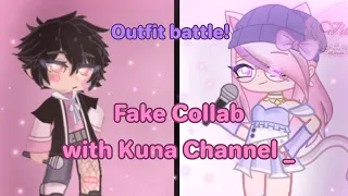 #obwMochizuki | Outfit Battle! | Fake Collab with @Kunachannel | TYSM for 100K! 💞💞💞| Via_Chan24