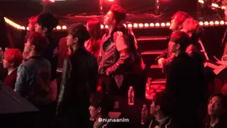 160217 iKON ( GFRIEND, BTS JIMIN ) reaction to MINO WINNER "FEAR" @ GAON AWARDS