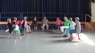 Tanzen im sitzen. An der schönen blauen Donau Choreografie "gegeFantasie"