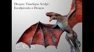Sculpting Drogon from Game of Thrones | Esculpiendo a Drogon de Juego de Tronos