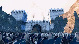 GONDOR LEADS A MASSIVE ATTACK - Lord of the Rings Siege Battle - Dawnless Days