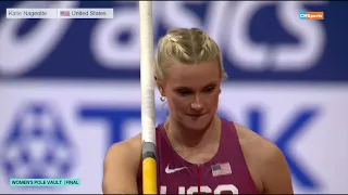 Katie Nageotte - Pole Vault ! World Athletics Indoor Championships 2022 Belgrade Serbia