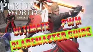 ULTIMATE BLADE MASTER CLASS GUIDE! PERFECT WORLD MOBILE! 😎 DEMON AND SAGE SKILLS! BEST PVP PVE DPS?