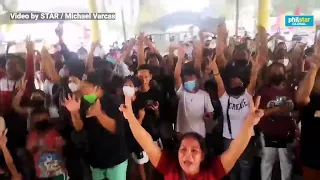 Bongbong Marcos supporters invades Leni-Kiko Rally