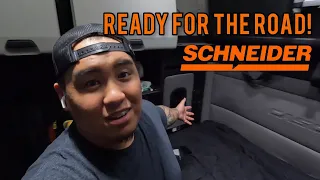 Finally Got My Truck! | Rookie Trucker | OTR | Schneider