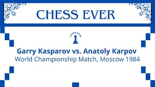 Garry Kasparov vs Anatoly Karpov. World Championship Match. Moscow 1984.