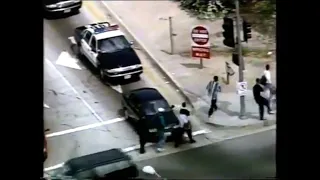 Police Chase In Los Angeles, California