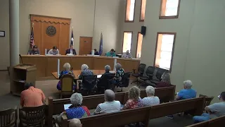 Titus County Texas Commissioners' Court Regular Meeting on July 11, 2022.