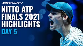 Medvedev Battles Sinner; Zverev Faces Hurkacz | Nitto ATP Finals 2021 Highlights Day 5