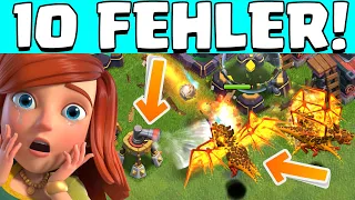 DIE 10 DÜMMSTEN FEHLER BEIM ANGREIFEN! 😭😂 Clash of Clans * CoC [deutsch/german]