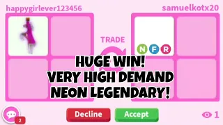 😱😛 Trading RIDE POTION TO A VERY HIGH DEMAND NEON LEGENDARY In 30 MINUTES!