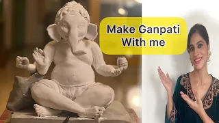 Make Ganpati at home| clay moulding| eco friendly ganesha