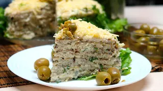 Закусочный куриный торт  Очень вкусно