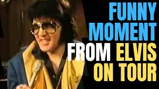 Funny Moment From The Movie "Elvis On Tour" (3-31-72)