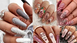Cute Winter and Christmas Themed Nails Designs 2020||Nail Art Designs 😍||Nail Art Compilation.