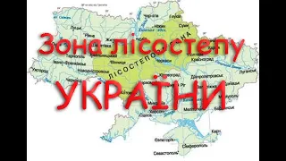 Зона лісостепу України. Географічне положення. Рослинний і тваринний світ.