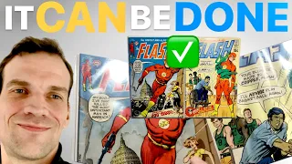 SILVER AGE COMIC BOOK | REMOVING STAINS FROM WATER DAMAGE | FULL GUIDE