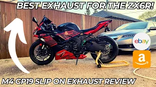 2020 Kawasaki ZX6R - Best Exhaust, M4 Slip-On Exhaust, and Sound Test