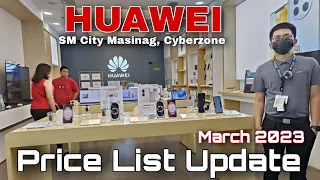 HUAWEI Price List Update March 2023, Huawei Nova 10 series, Nova 9 series, Y70, Y90, Mate 50 Pro