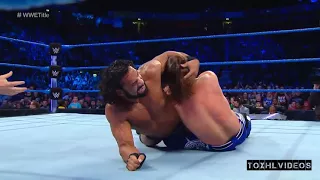 AJ Styles Vs  Jinder Mahal Highlights   Smackdown 07 11 2017   HD   YouTube 720p