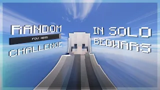 Bedwars RANDOM FOV Challenge...