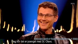 MORTEN HARKET @ Skavlan [talk + "Brother" acoustic ver. / Jan. 31, 2014]