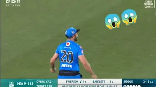 Neser takes brilliant one handed catch BBL.. ADLvsBRI