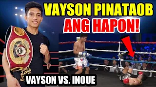 VAYSON NAG WBO CHAMPION! HAPON TAOB SA ROUND 2 | VAYSON vs INOUE