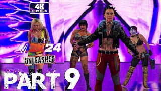 WWE 2K24 MyRise UNLEASHED Gameplay Walkthrough Part 9 FULL GAME [4K 60FPS PC] - No Commentary