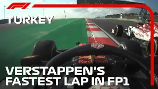 Verstappen's Fastest Lap In FP1 | 2020 Turkish Grand Prix