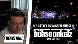 EMOTIONAL....🥺 | Böhse Onkelz - Ihr hättet es wissen müssen (Vaya con tioz) - REACTION!