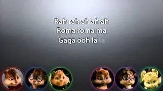 The Chipmunks & The Chipettes   Bad Romance with lyrics