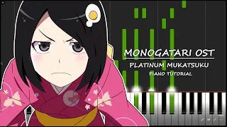Platinum Mukatsuku - Monogatari OST Piano Tutorial