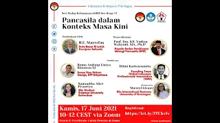 Webinar Seri Diskusi Kebangsaan #2, Pancasila dalam Konteks Masa Kini, 17 Juni 2021