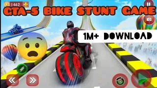 GTA-5 Best Bike Stunts Game//Top Offline Light Bike Racing game 🎮
