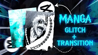 Capcut | Manga Glitch + Transition Tutorial
