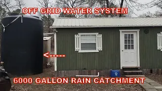 Huge Off Grid Rain Water Catchment !!