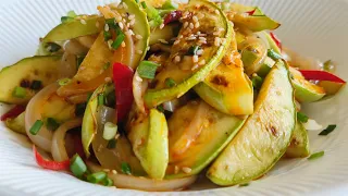 ASIAN Zucchini SALAD IS MORE DELICIOUS THAN IN A RESTAURANT ✔호박무침