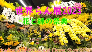 世界らん展2023 花と緑の祭典 International Orchid and Flower Show at Tokyo Dome City Prism Hall 2023