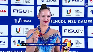 Tatyana Nikolaevna Volozhanina (BUL) - RGI Clubs Final  🥇❤️2023 FISU World University Games - 30,850