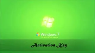 Activation Key of Windows 7 Home Premium