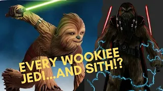 Every Wookiee Jedi in Star Wars and a Potential Sith Wookiee in Hiding!