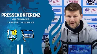 Chemnitzer FC | Pressekonferenz nach dem Heimspiel gegen Hertha BSC II