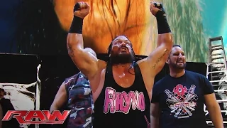 Rhyno returns to join the ECW Originals against The Wyatt Family: Raw, December 2, 2015