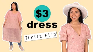 $3 Dress Thrift Flip | Thrifted Transformations